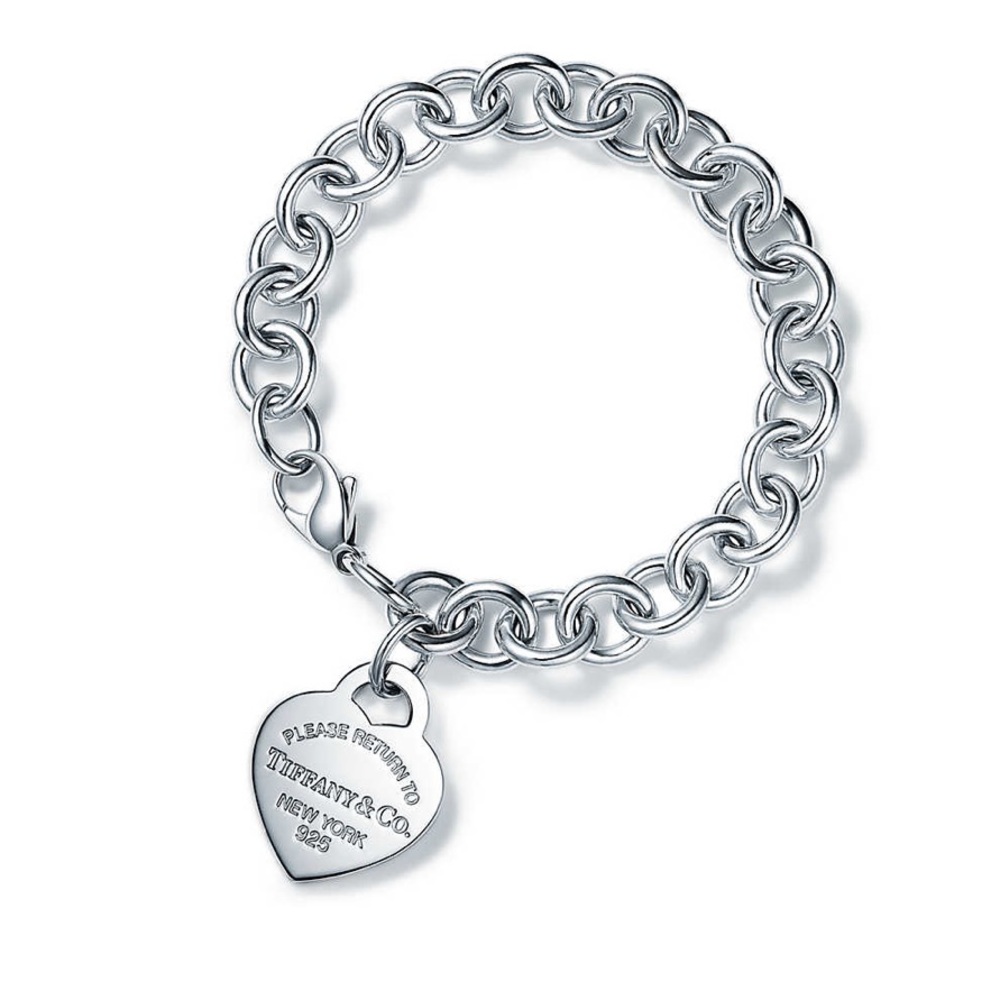 Tiffany’s Sterling Silver Heart Tag Bracelet